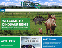 Tablet Screenshot of dinoridge.org